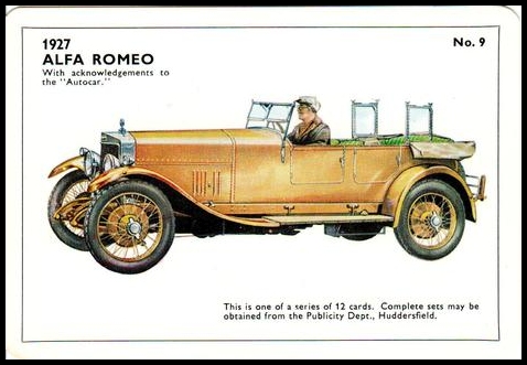 9 1927 Alfa Romeo